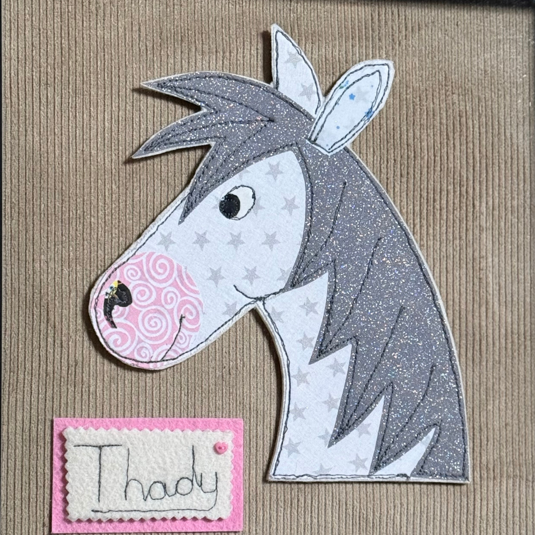 *Special Material* Custom Stitched Horse Portrait