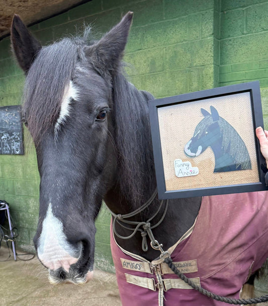 Medium Custom Stitched Horse Portrait